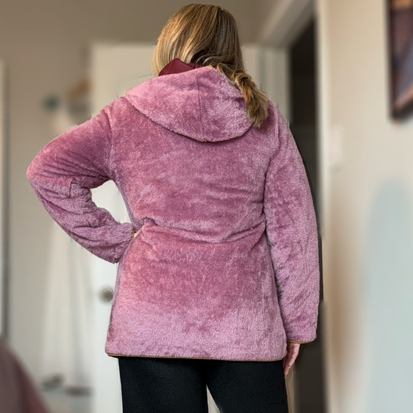 Susan Graver Maroon Quilted Puffer Jacket - Picture 7 of 16